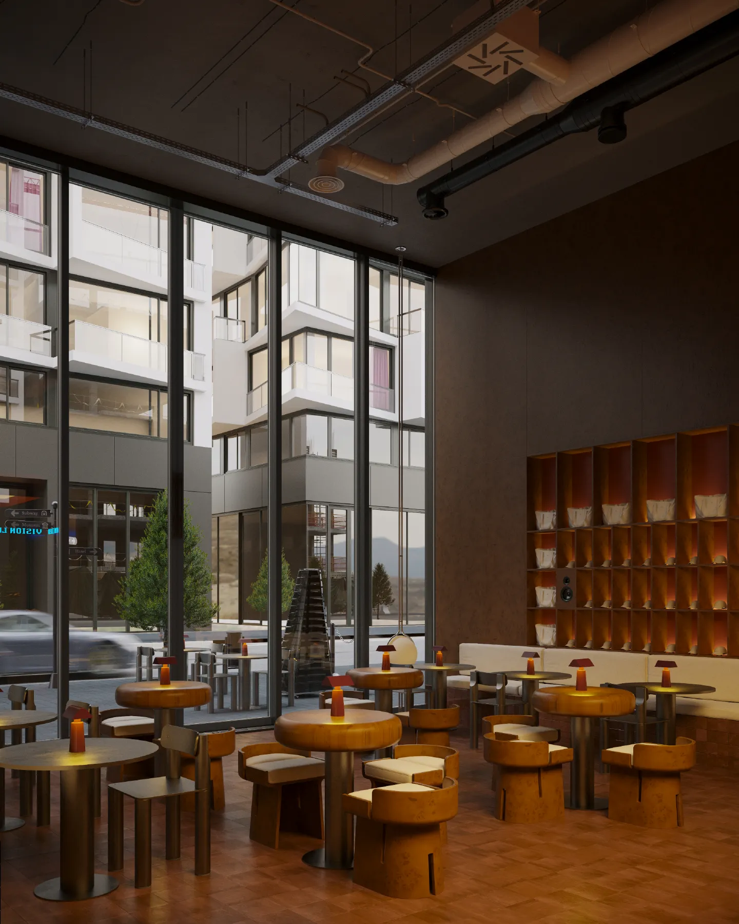 Floor-to-ceiling windows